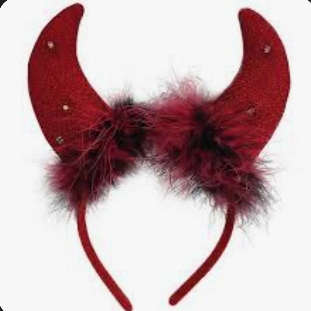 LIGHT UP Devil Horn Headband